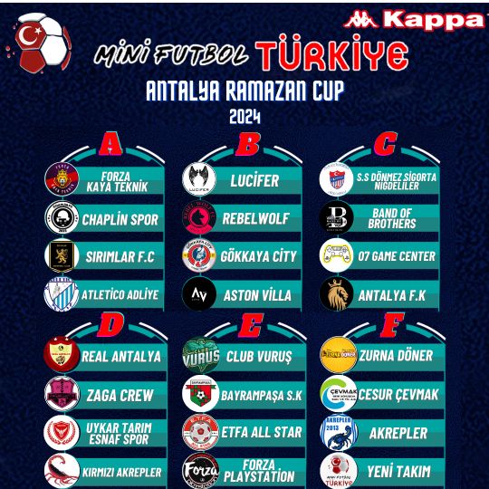 KAPPA MN FUTBOL TRKYE / ANTALYA RAMAZAN CUP 